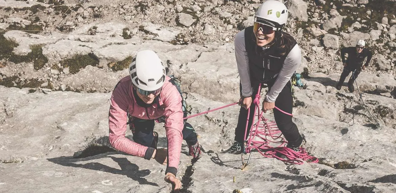 Klettern beim Aufbaukurs Hochtouren