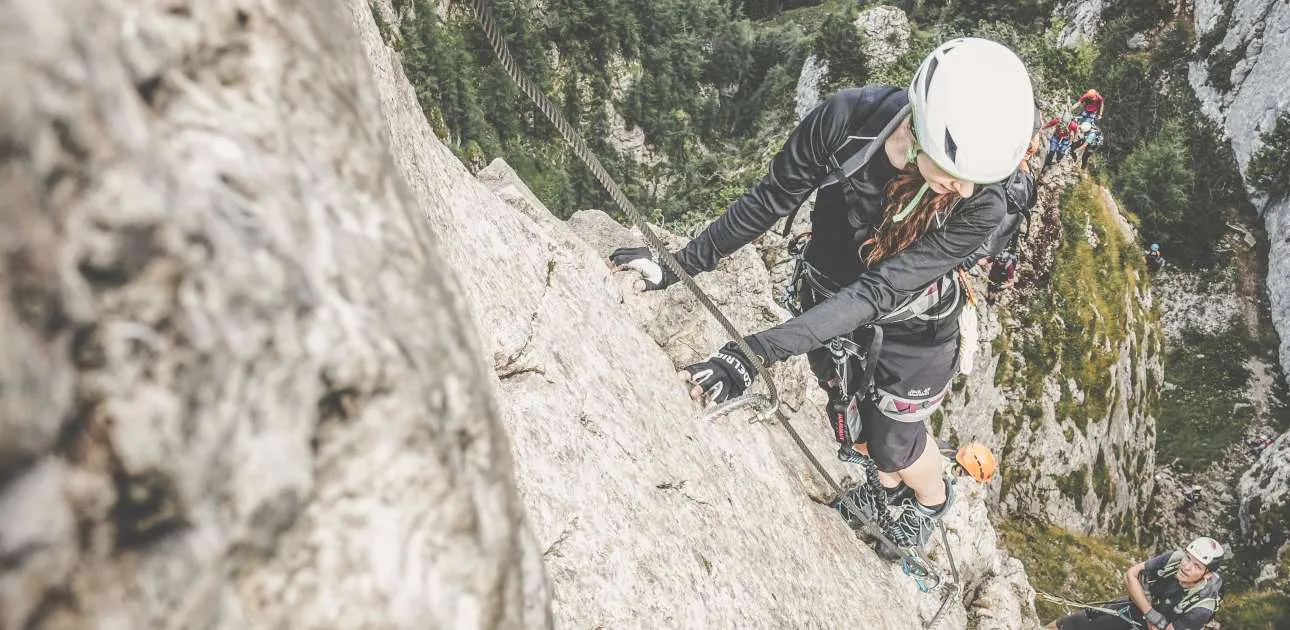 Klettersteigkurs für Beginner am Hochlantsch, Steiermark