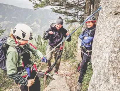 Klettersteigkurs für Einsteiger am Hochlantschklettersteig