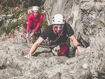 Mehrseillängen Kletterkurs am Ratengrat, Grazer Bergland