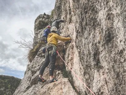 Kletterkurs Mehrseillängen für Einsteiger am Nadelspitz, Grazer Bergland