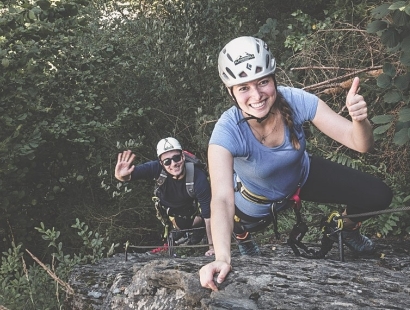 Schnupperkurs Klettersteig im Klettergarten Klammgraben