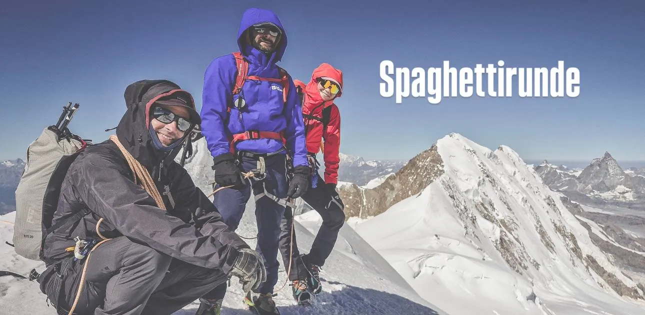 Monte Rosa Hochtourenführung Spaghettirunde