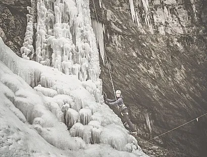 Schnupperkurs Eisklettern in der Steirmark