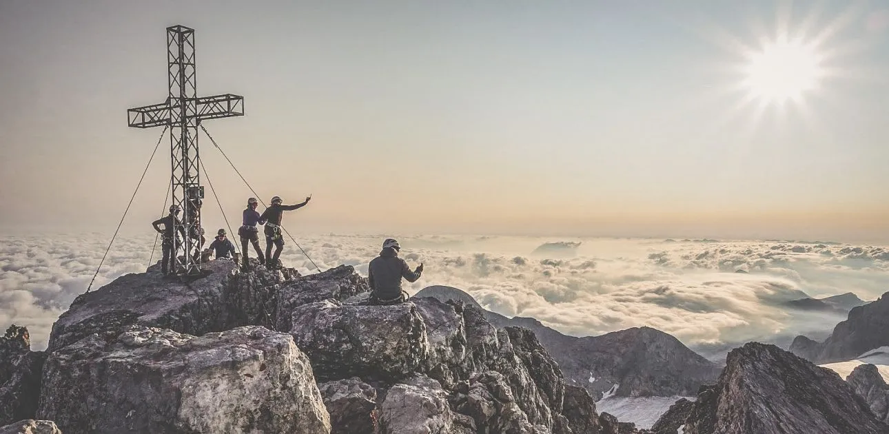 Dachstein Gipfelbesteigung im Rahmen des Hochtourenkurses