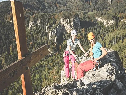 Geführte Klettertouren Steiermark mit Bergführer