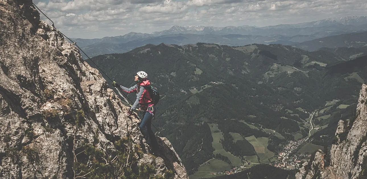 Geführte Klettersteige in der Steiermark