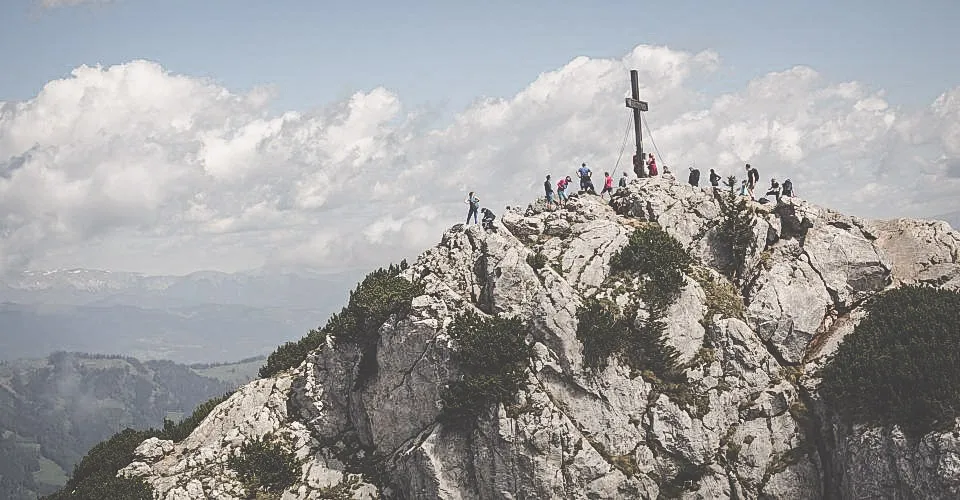 Hochlantsch Klettersteigführung im Grazer Bergland