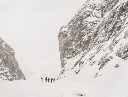 Skitouren rund um die Hohe Gaisl mit Bergführer