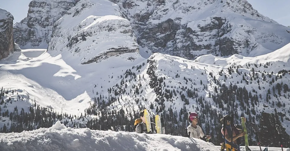 Skitourenführung Plätzewiese, Dolomiten